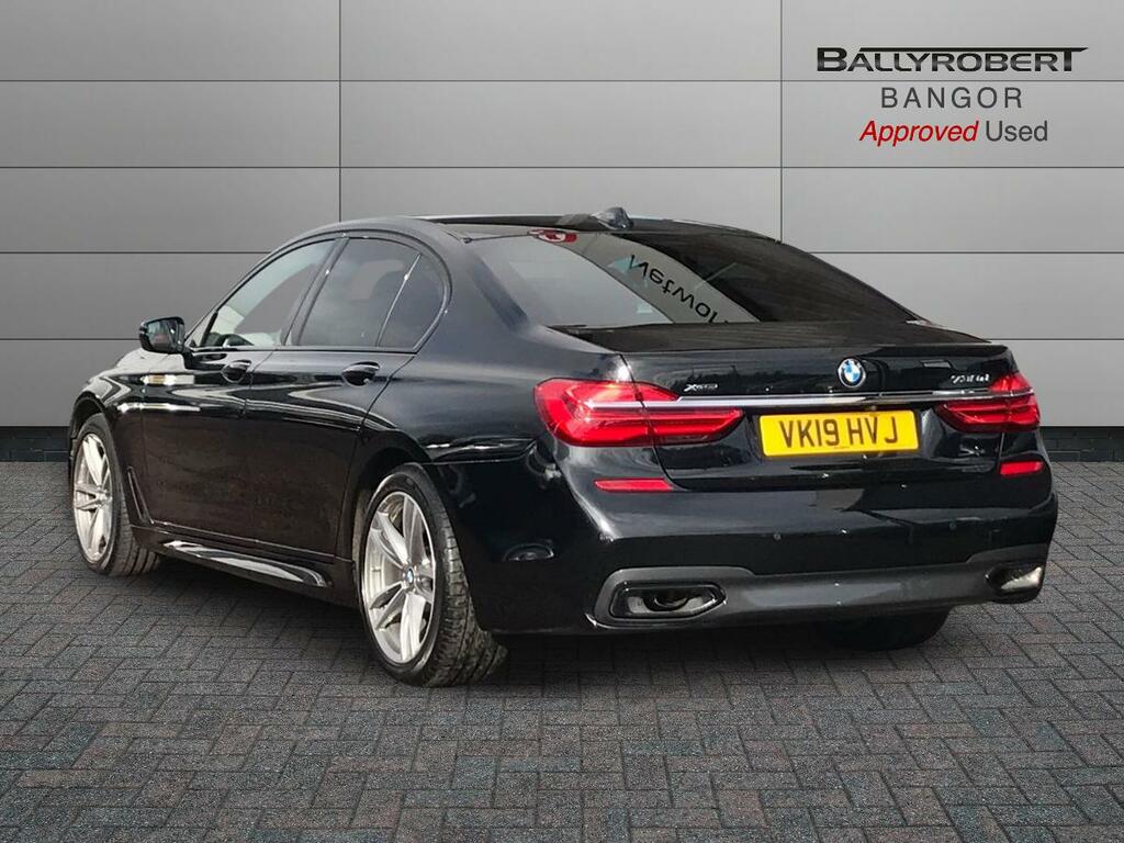 BMW 7 Series 730D Xdrive M Sport Black #2
