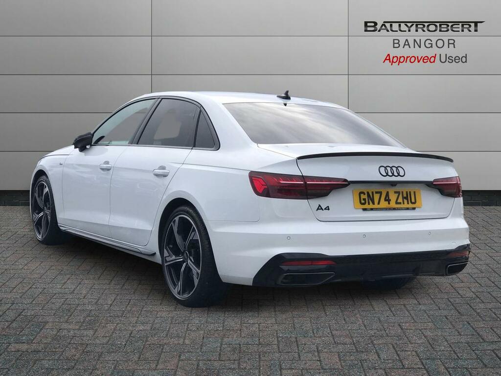Audi A4 40 Tfsi 204 Black Edition S Tronic GN74ZHU White #2