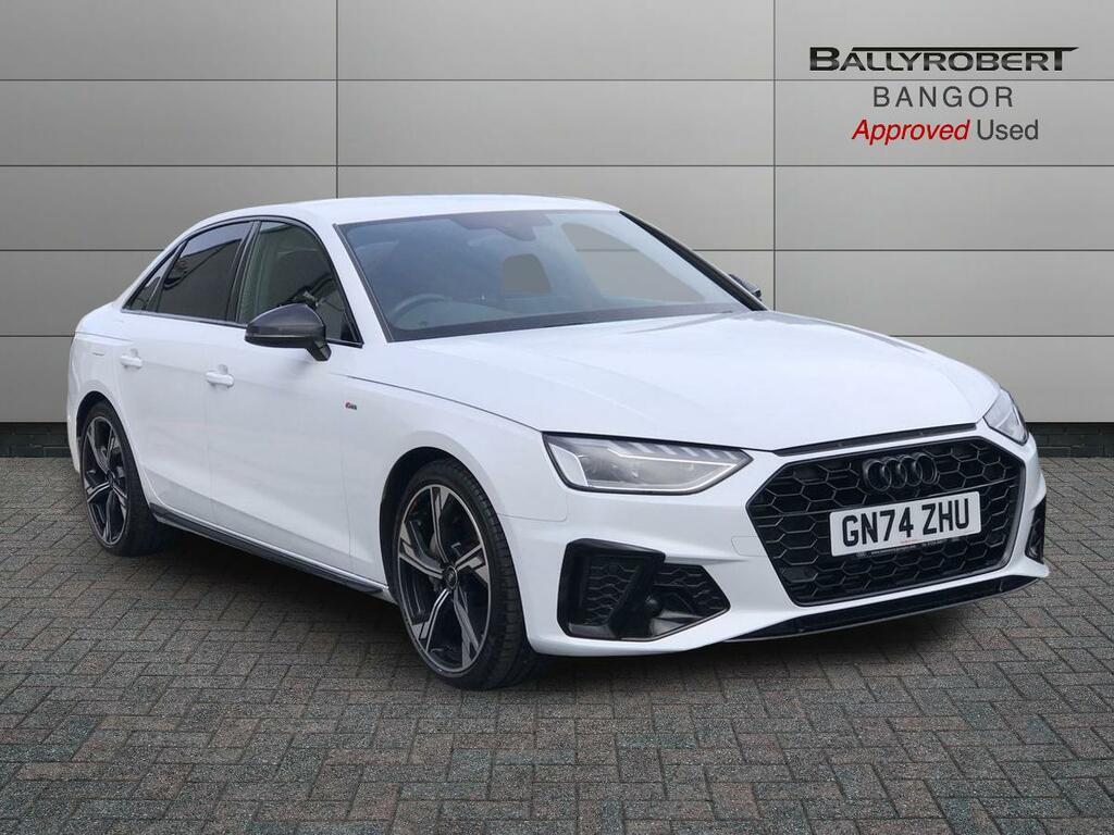 Audi A4 40 Tfsi 204 Black Edition S Tronic White