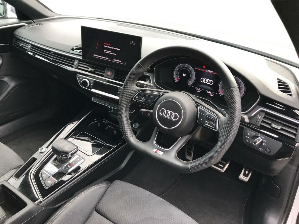 Audi A4 40 Tfsi 204 Black Edition S Tronic GN74ZHU White #3