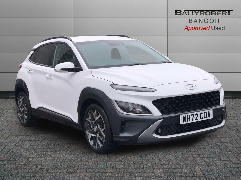 Hyundai Kona 1.6 Gdi Hybrid Premium Dct White