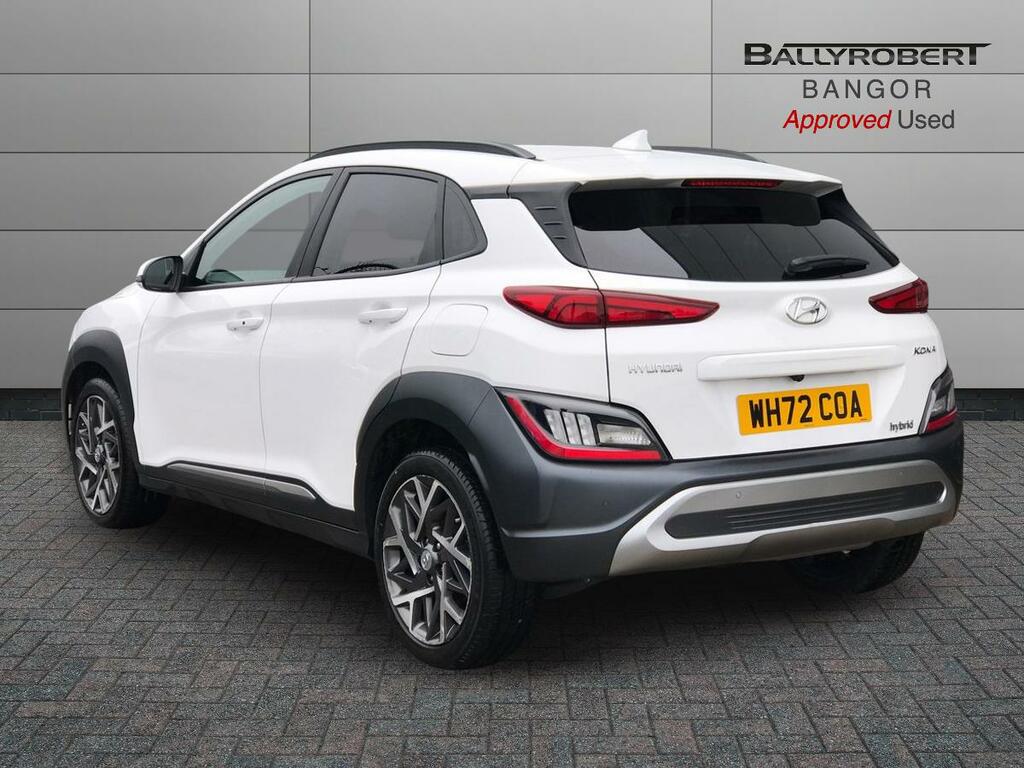 Hyundai Kona 1.6 Gdi Hybrid Premium Dct WH72COA White #2