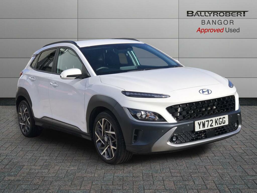 Hyundai Kona 1.6 Gdi Hybrid Premium Dct White