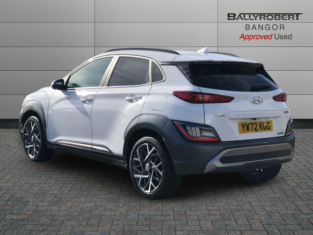 Hyundai Kona 1.6 Gdi Hybrid Premium Dct YW72KGG White #2