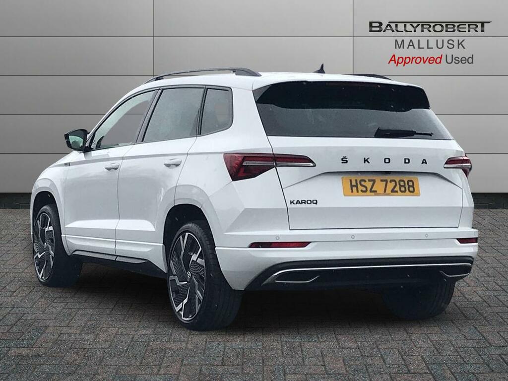 Skoda Karoq 1.5 Tsi Sportline HSZ7288 White #2