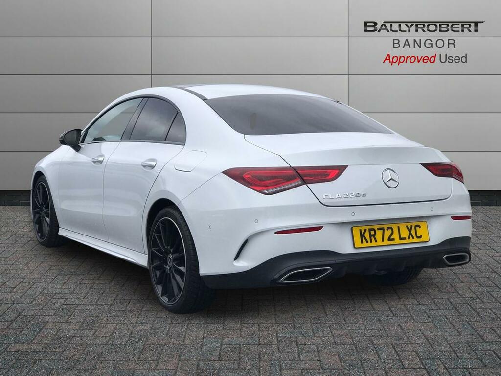 Mercedes-Benz CLA Class Cla 220D Amg Line Premium Night Ed Tip KR72LXC White #2