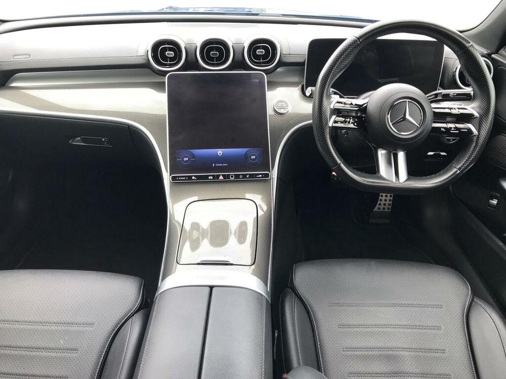 Mercedes-Benz C Class C200 Amg Line 9G-tronic KU73PXJ Blue #4