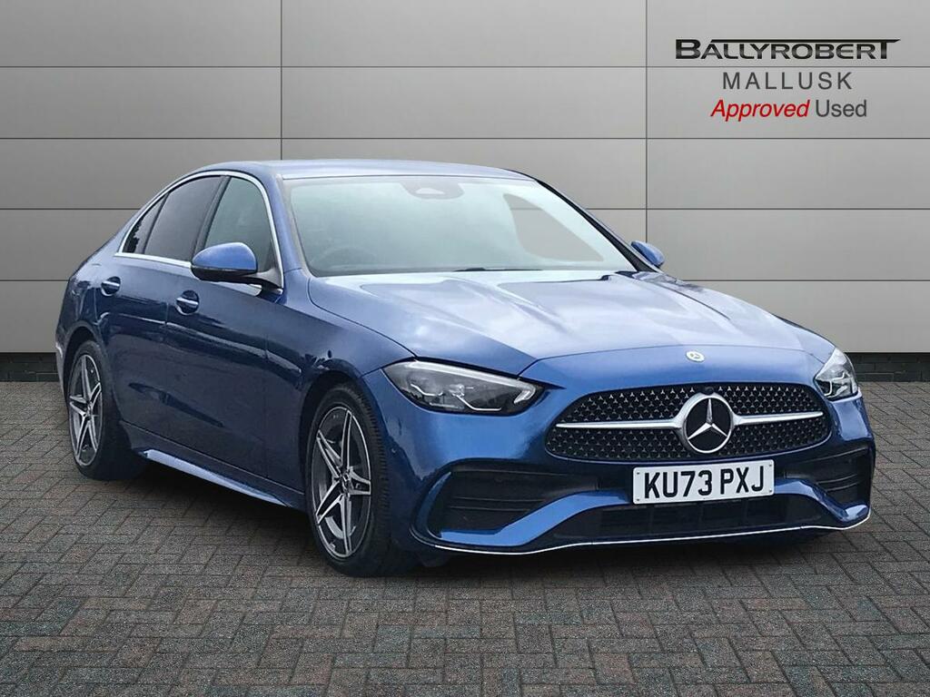 Mercedes-Benz C Class C200 Amg Line 9G-tronic Blue