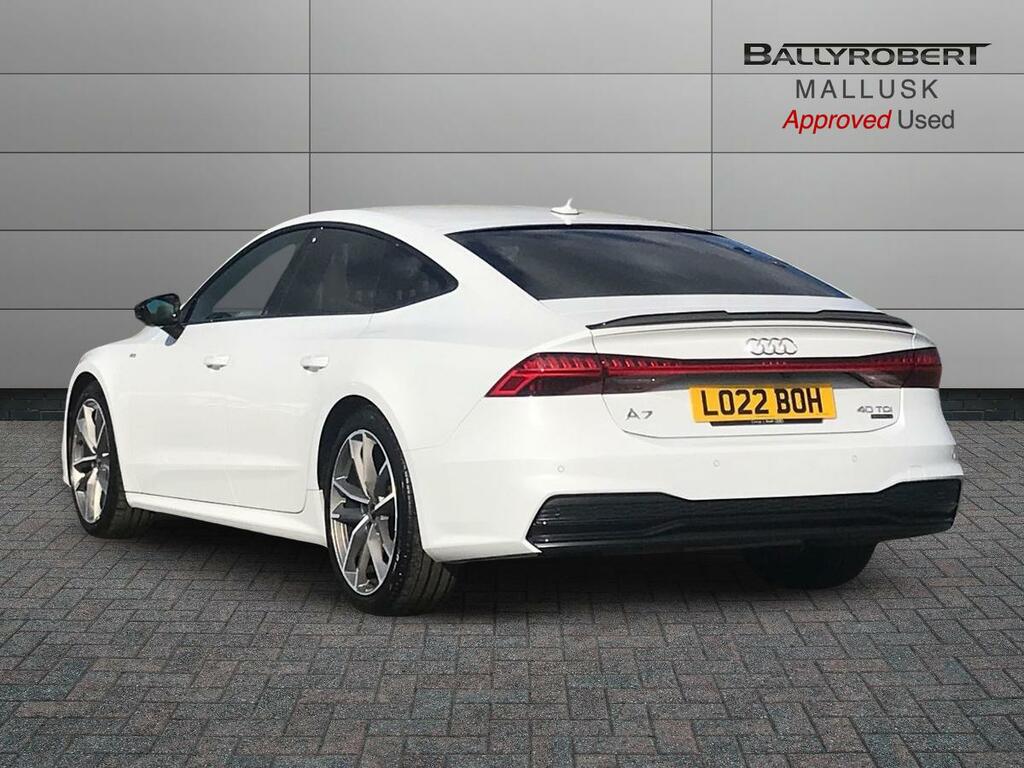 Audi A7 40 Tdi Quattro Black Edition S Tronic LO22BOH White #2