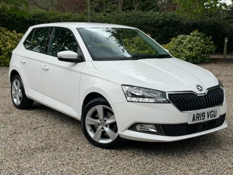Skoda Fabia 2019 19 1.0 White