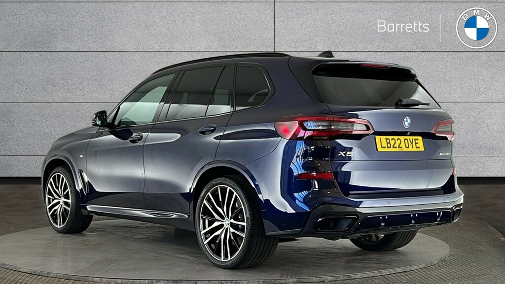 BMW X5 3.0 40D Mht M Sport Suv Hybrid Xdr LB22OYE Blue #2