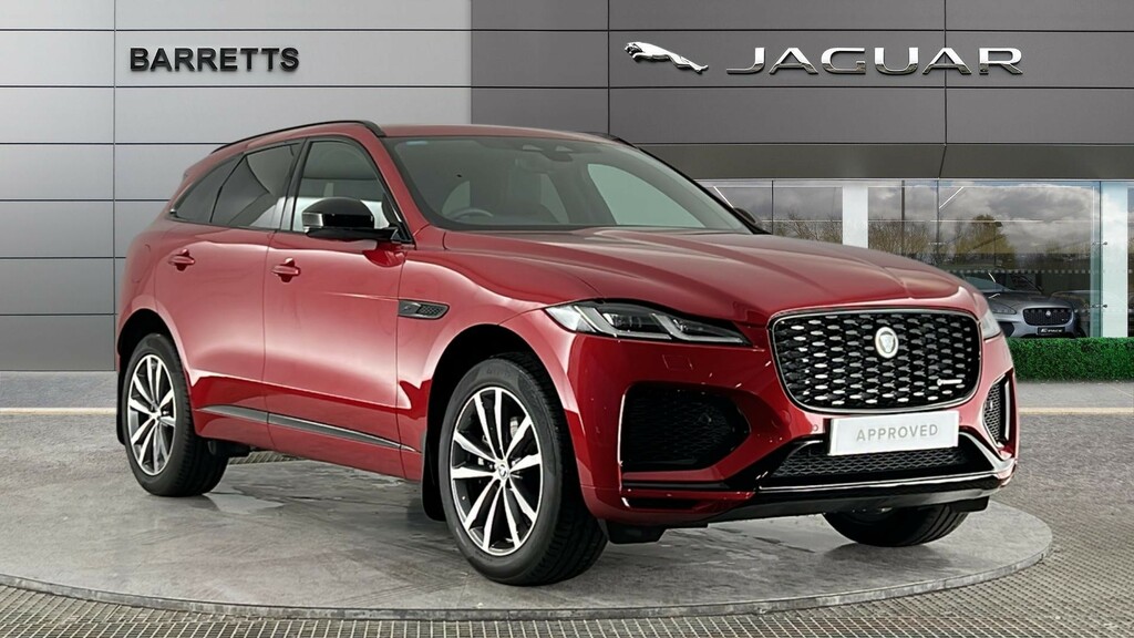 Jaguar F-Pace 2.0 D200 Mhev R-dynamic Se Black Suv Au Red