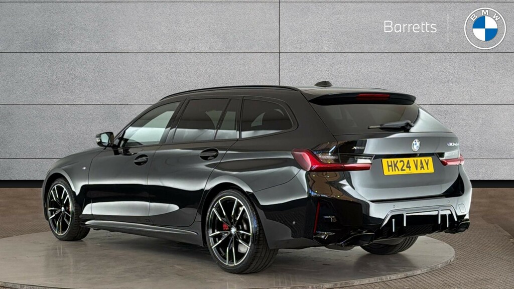 BMW 3 Series 3.0 M340d Mht Touring Hybrid Xdriv Black #2