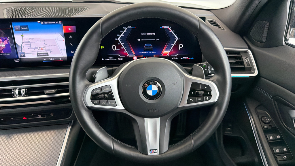 BMW 3 Series 3.0 M340d Mht Touring Hybrid Xdriv Black #5