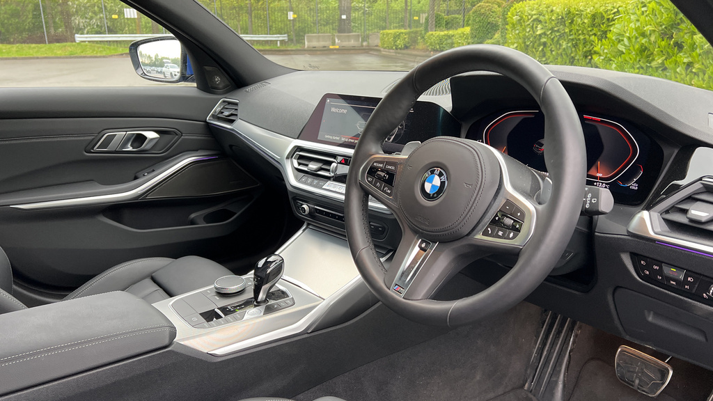 BMW 3 Series 2.0 320D Mht M Sport Touring Hybrid Aut YH21FXB Blue #6