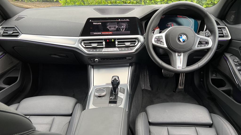 BMW 3 Series 2.0 320D Mht M Sport Touring Hybrid Aut YH21FXB Blue #4