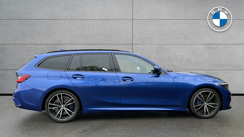 BMW 3 Series 2.0 320D Mht M Sport Touring Hybrid Aut YH21FXB Blue #3