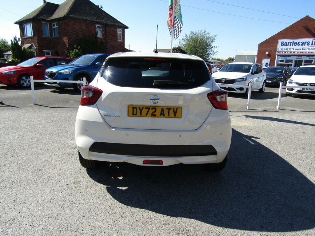 Nissan Micra 1.0 Ig-t Tekna Euro 6 S S DY72ATV White #6
