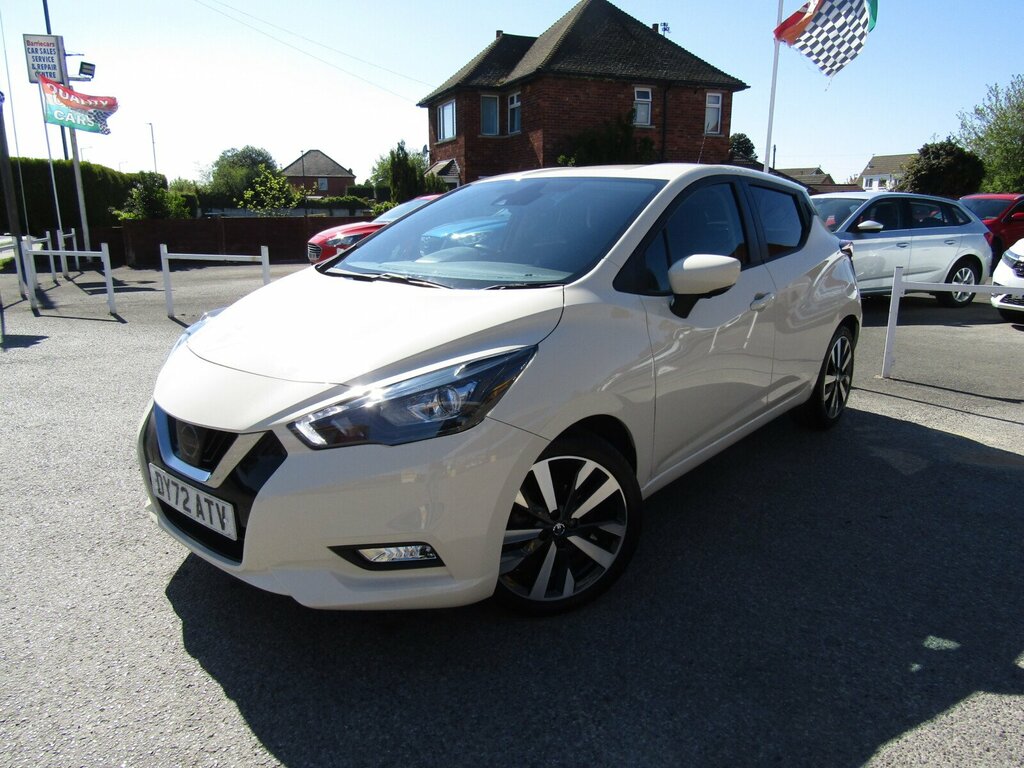 Nissan Micra 1.0 Ig-t Tekna Euro 6 S S DY72ATV White #2