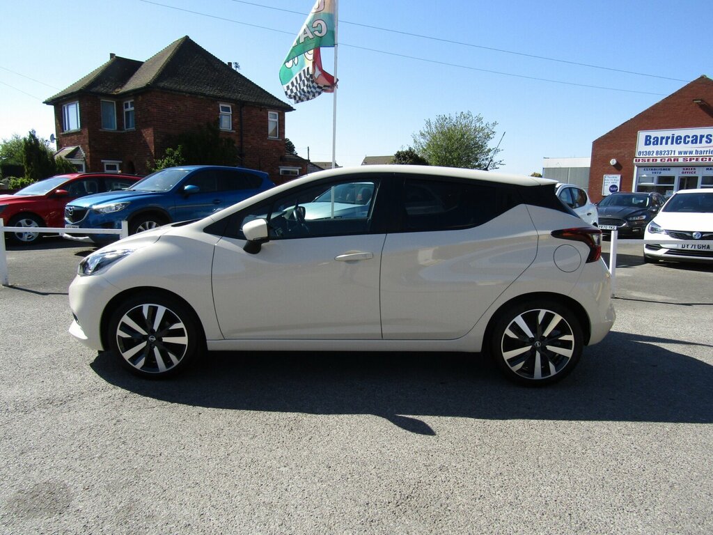 Nissan Micra 1.0 Ig-t Tekna Euro 6 S S DY72ATV White #4