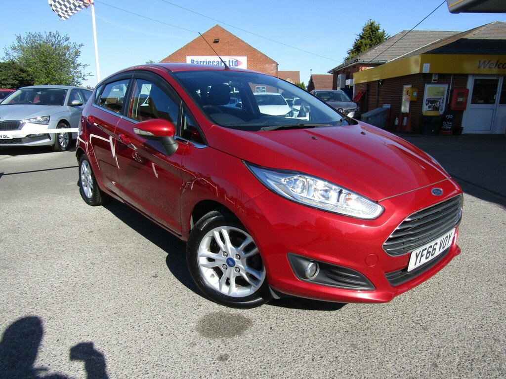 Ford Fiesta 1.25 Zetec Euro 6 YF66VOY Red #5