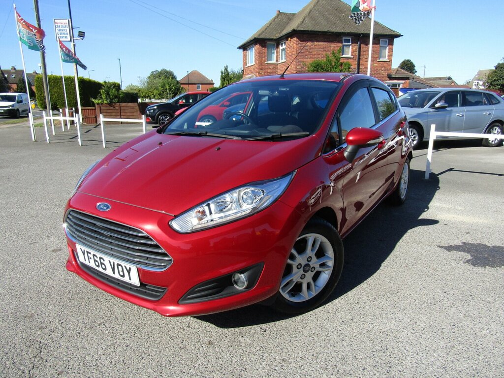 Ford Fiesta 1.25 Zetec Euro 6 YF66VOY Red #3