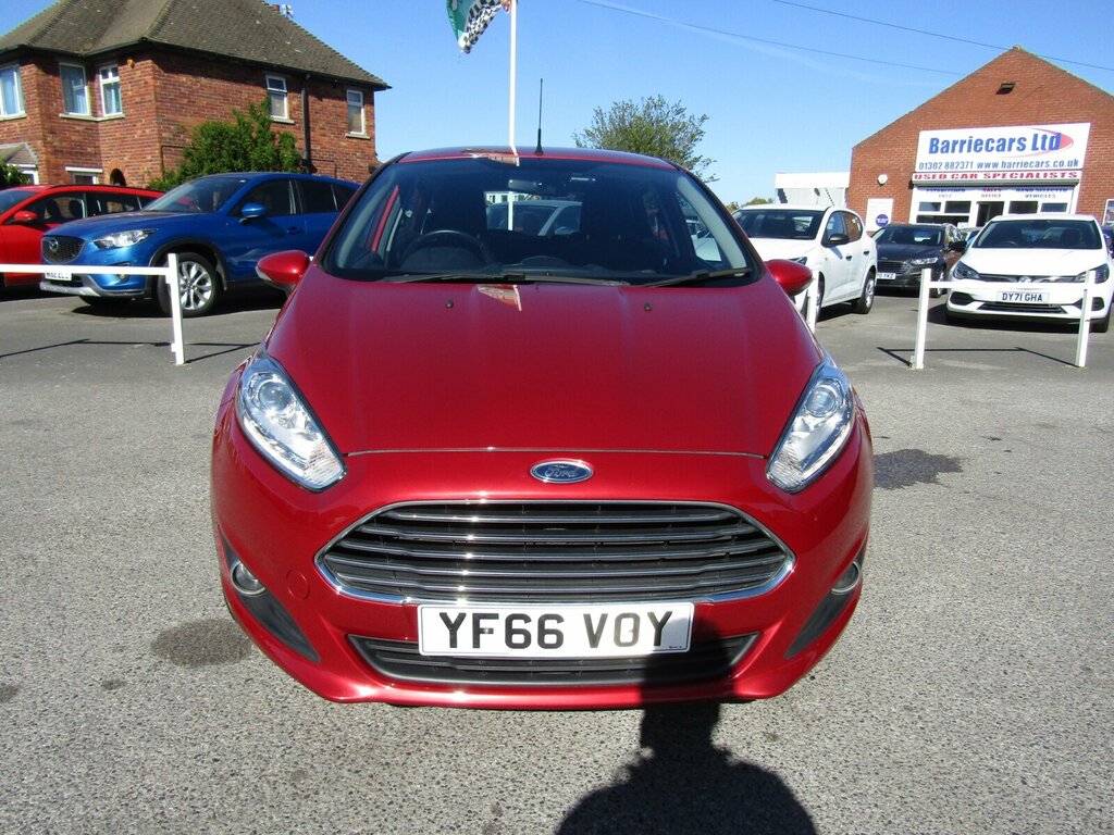 Ford Fiesta 1.25 Zetec Euro 6 YF66VOY Red #4