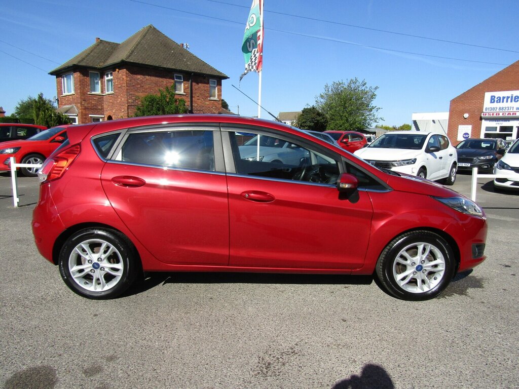 Ford Fiesta 1.25 Zetec Euro 6 YF66VOY Red #6
