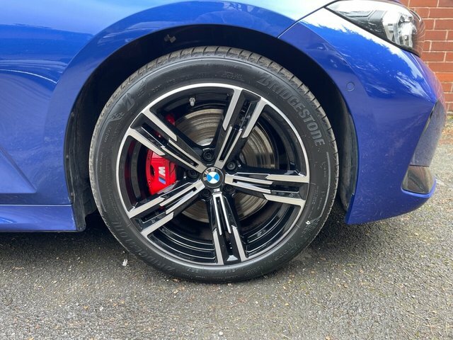 BMW 3 Series 320I M Sport Touring YF25ORO Blue #3