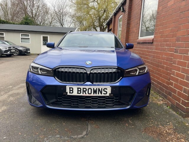 BMW 3 Series 320I M Sport Touring YF25ORO Blue #4