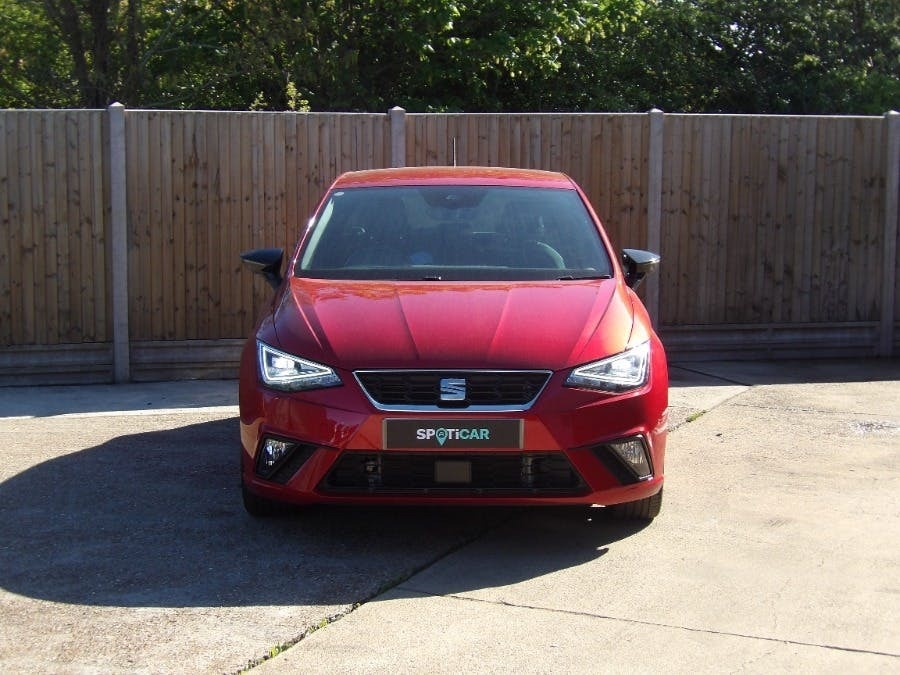 Seat Ibiza 1.0 Tsi Fr Sport Hatchback Ss WU74JYO Red #3