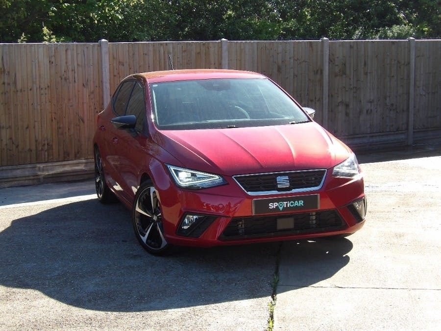 Seat Ibiza 1.0 Tsi Fr Sport Hatchback Ss WU74JYO Red #2