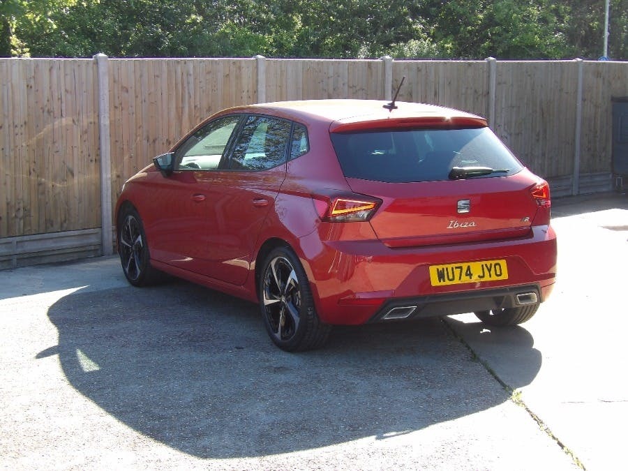 Seat Ibiza 1.0 Tsi Fr Sport Hatchback Ss WU74JYO Red #5