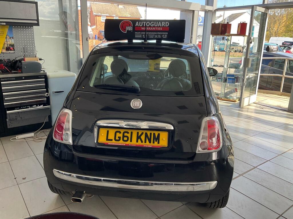 Fiat 500 Lounge Black #6