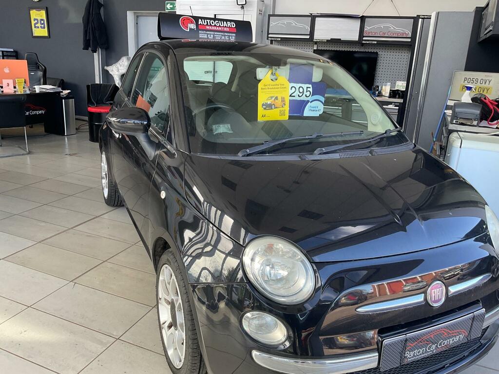 Fiat 500 Lounge Black #3