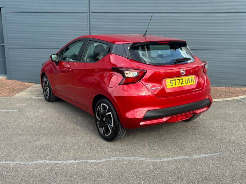 Nissan Micra 1.0 Ig-t 92 Acenta Cvt - 2022 72 ST72UVH Red #5