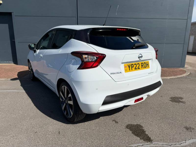 Nissan Micra 1.0 Ig-t 92 Tekna YP22ROH White #5