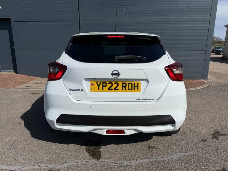Nissan Micra 1.0 Ig-t 92 Tekna YP22ROH White #6