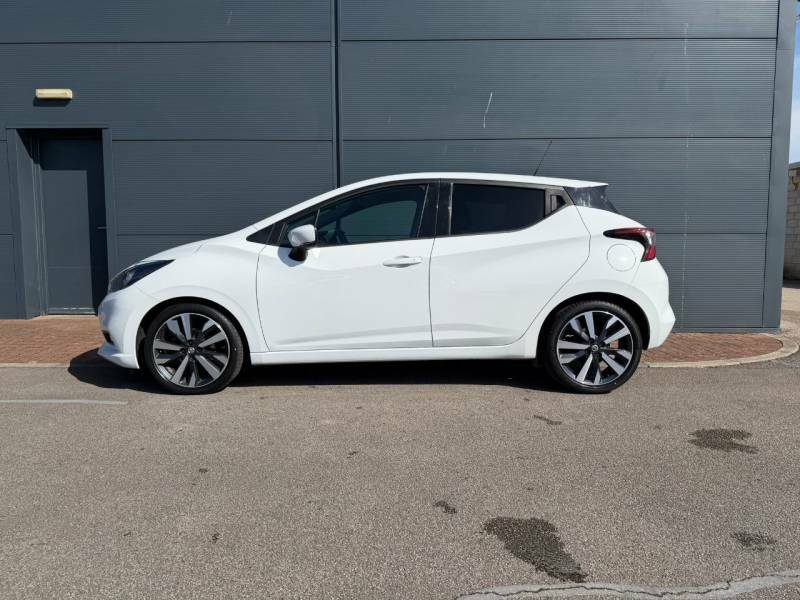 Nissan Micra 1.0 Ig-t 92 Tekna YP22ROH White #4