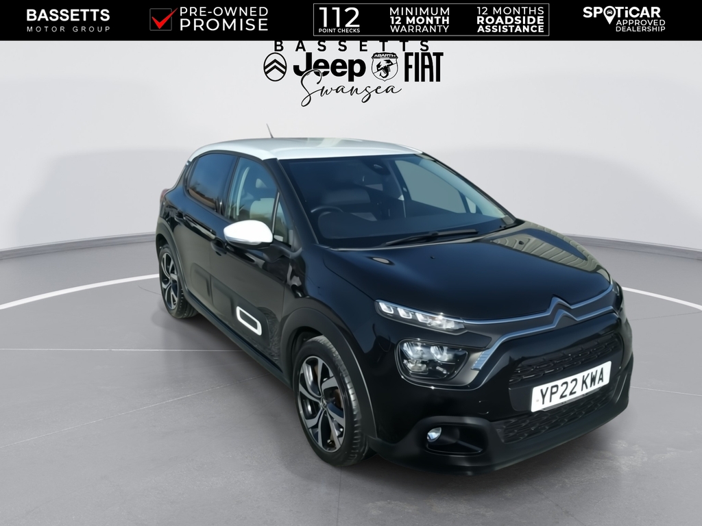 Citroen C3 Puretech Shine Plus Ss YP22KWA Black #2