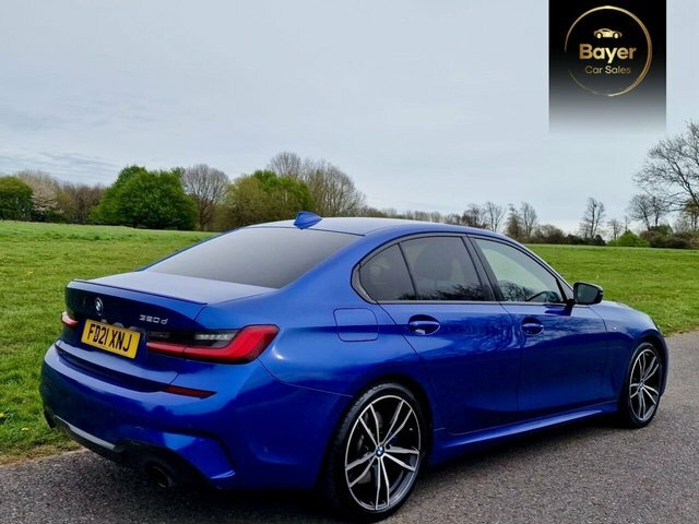 BMW 3 Series 320D Mht M Sport FD21XNJ Blue #4