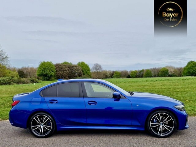BMW 3 Series 320D Mht M Sport FD21XNJ Blue #2