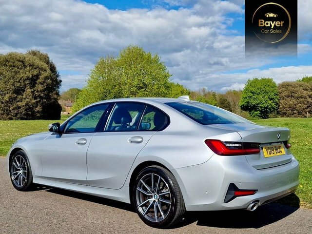 BMW 3 Series 320D Sport Saloon YD19BUC Silver #5