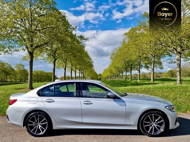 BMW 3 Series 320D Sport Saloon YD19BUC Silver #2