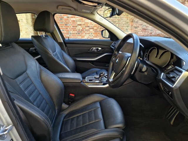 BMW 3 Series 320D Sport Saloon YD19BUC Silver #6