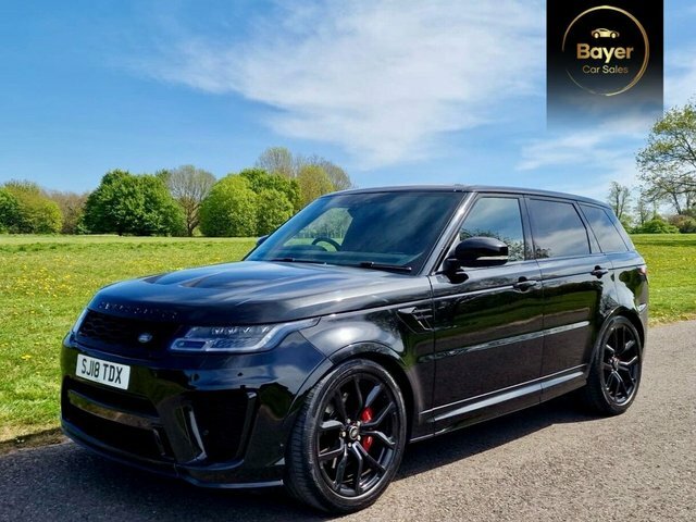 Land Rover Range Rover Sport P575 V8 Svr Suv Black