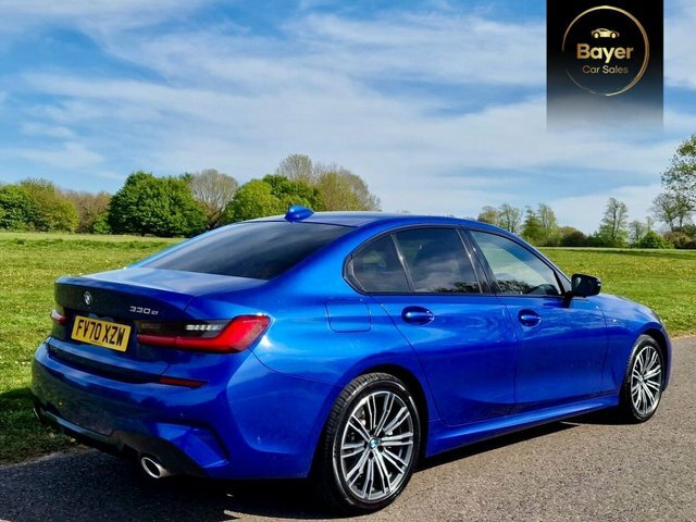 BMW 3 Series 330E 12Kwh M Sport FV70XZW Blue #4