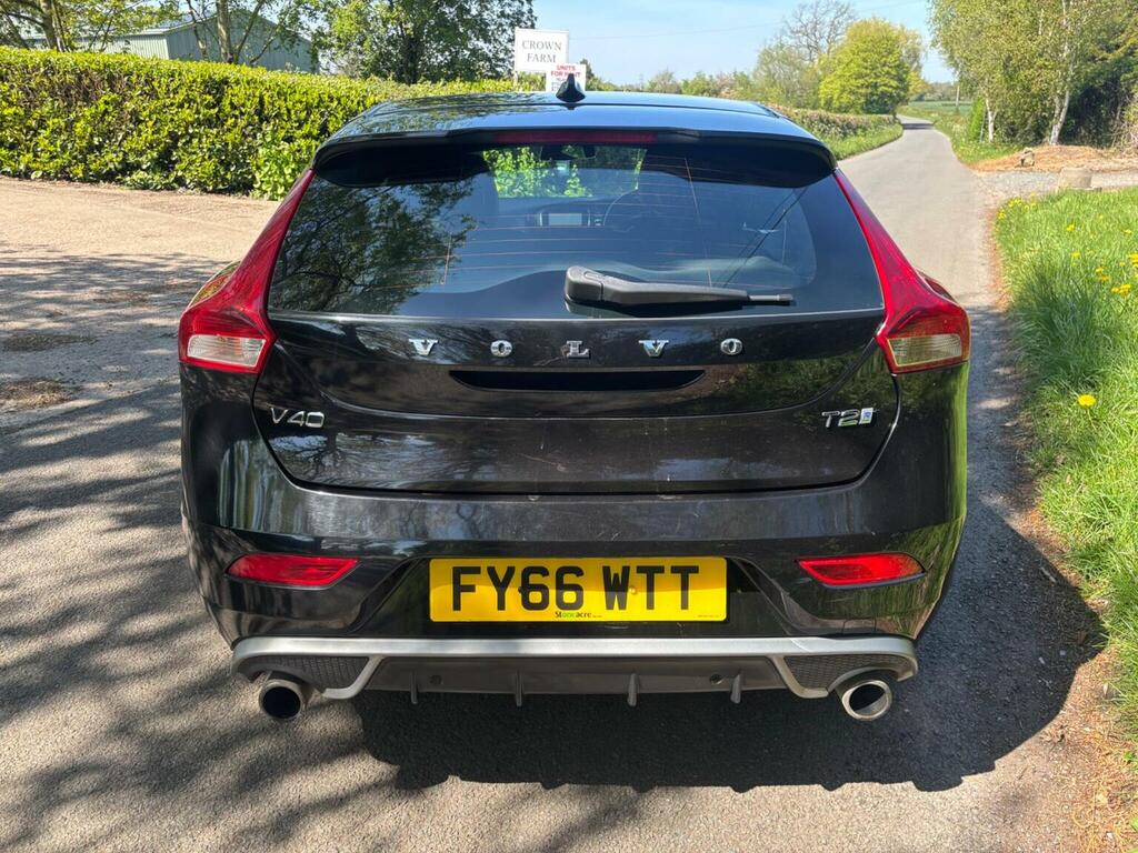 Volvo V40 2.0 T2 R-design Euro 6 Ss 201666 FY66WTT Black #6
