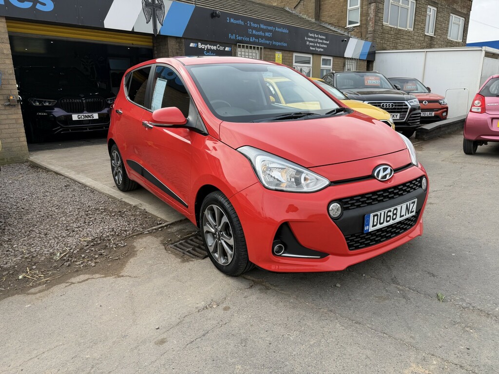 Hyundai I10 Hatchback 1.2 I10 Prem Se 1.2 At My19 2018 Red #3