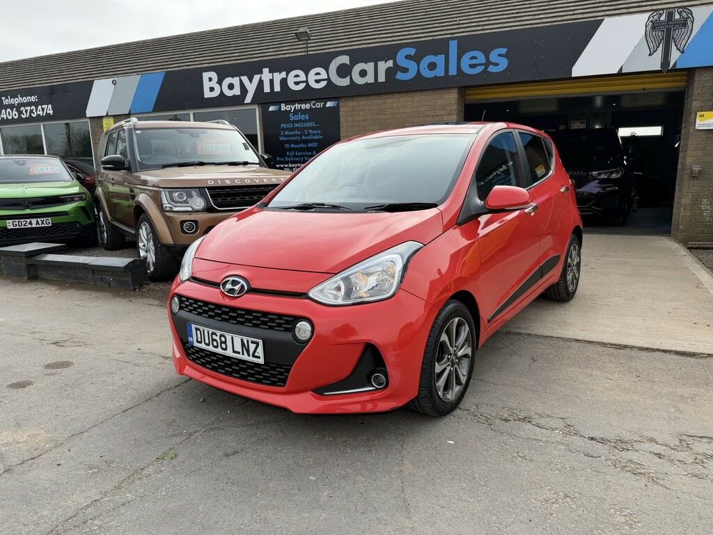 Hyundai I10 Hatchback 1.2 I10 Prem Se 1.2 At My19 2018 Red
